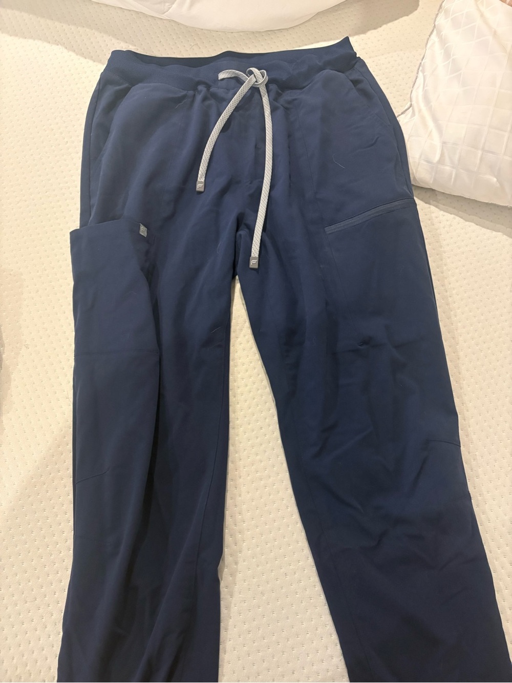 Fabletics Women's Navy Drawstring Joggers